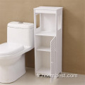 Table de chevet étroite avec rangement pour salle de bain pour petits espaces